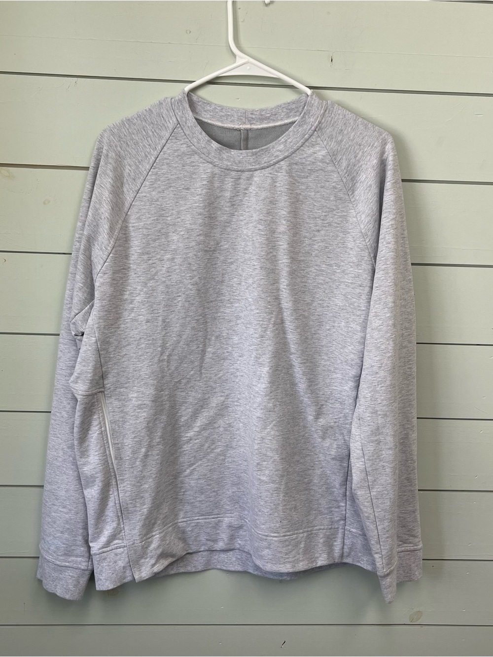 Lululemon city sweat crew sweatshirt ultra light gray men’s size large